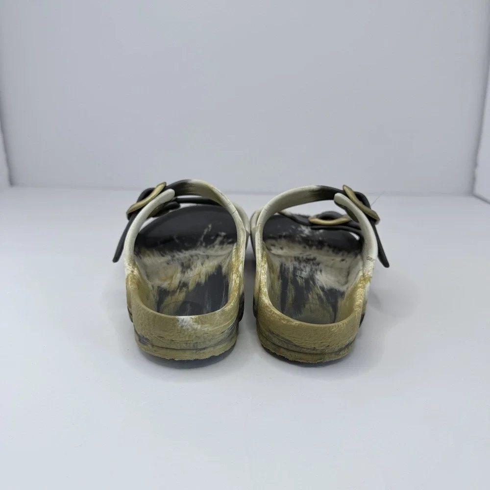 Size 12C Birkenstock Arizona Essential EVA Girls Boys Sandals  Active Gold White